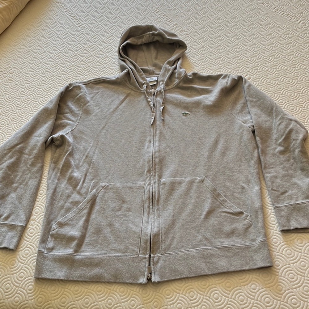 Lacoste zip up hoodie